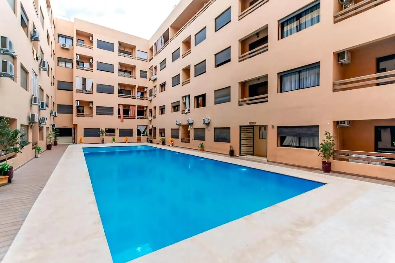 Apartment Chic Appartement A Gueliz Avec 2 Chambres & Piscine Marrakesh